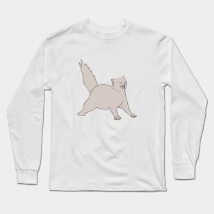 Silly Looking Cat Long Sleeve T-Shirt